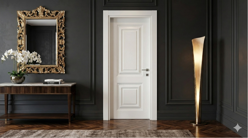 Prisma Door Installed in Elegant Room