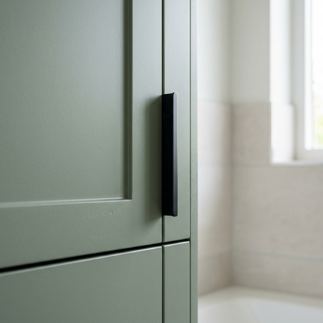 Linen Towel Closet Close Up
